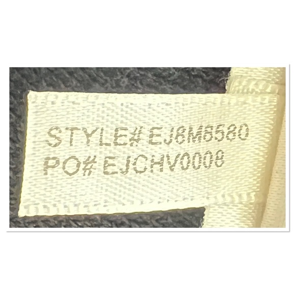 Eliza J Off The Shoulder Fitted Scalloped Hem Dress Sz S Black - Picture 8 of 8